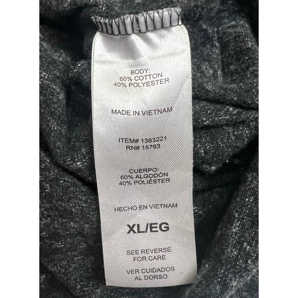 Champion Men’s XL Heathered Black Pullover Hoodie Sweatshirt Embroidered Logo - Picture 5 of 13